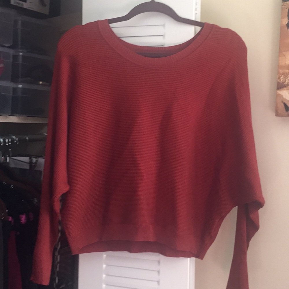 Burnt Orange Forever 21 Sweater